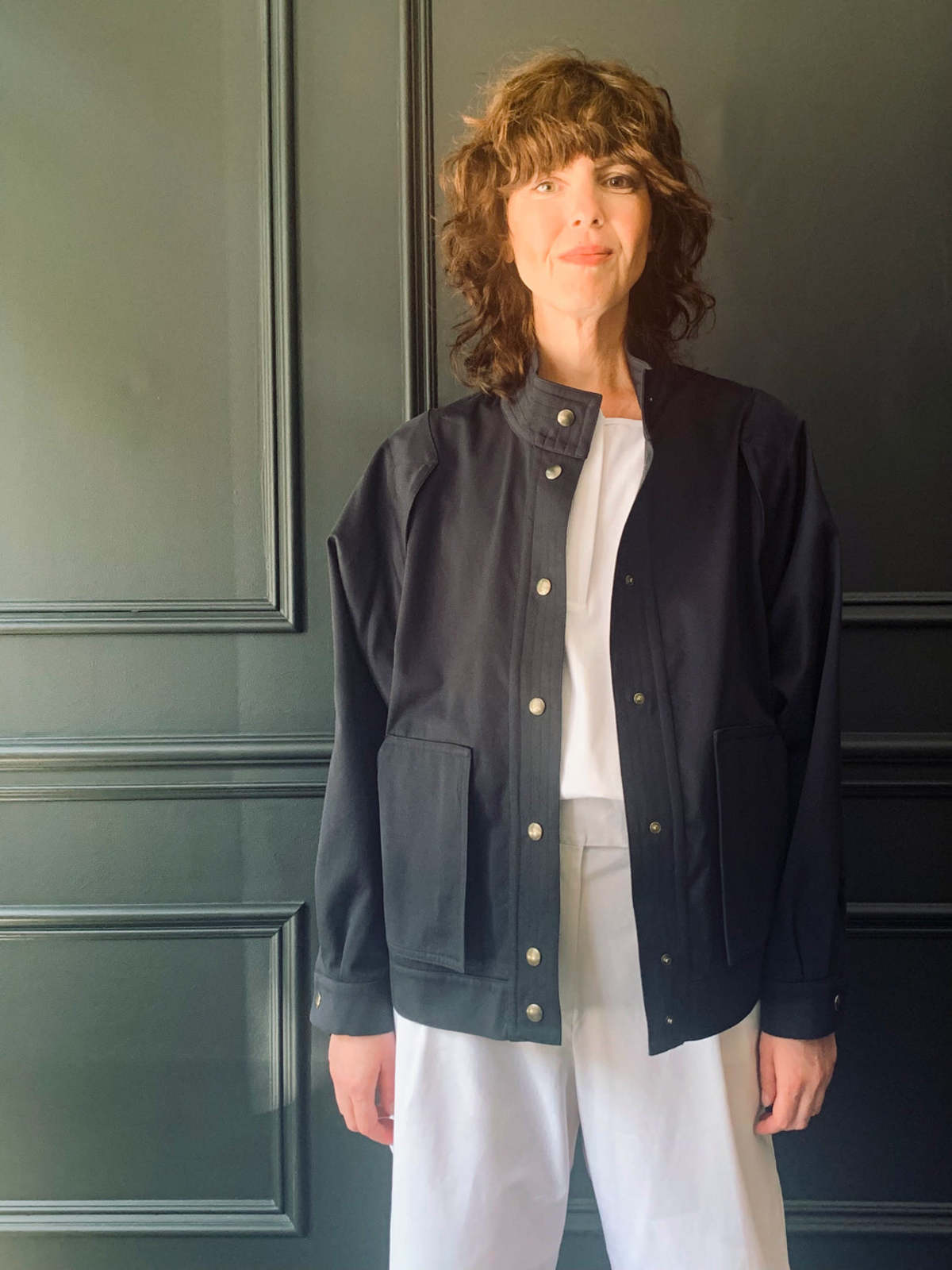 Gilet Long Femme Rouge « Les Prairies De Paris » - Taille S - Occasion En Très Bon état