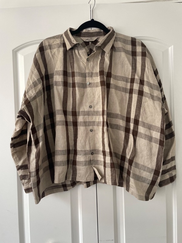 Vintage burberry clearance nova check shirt