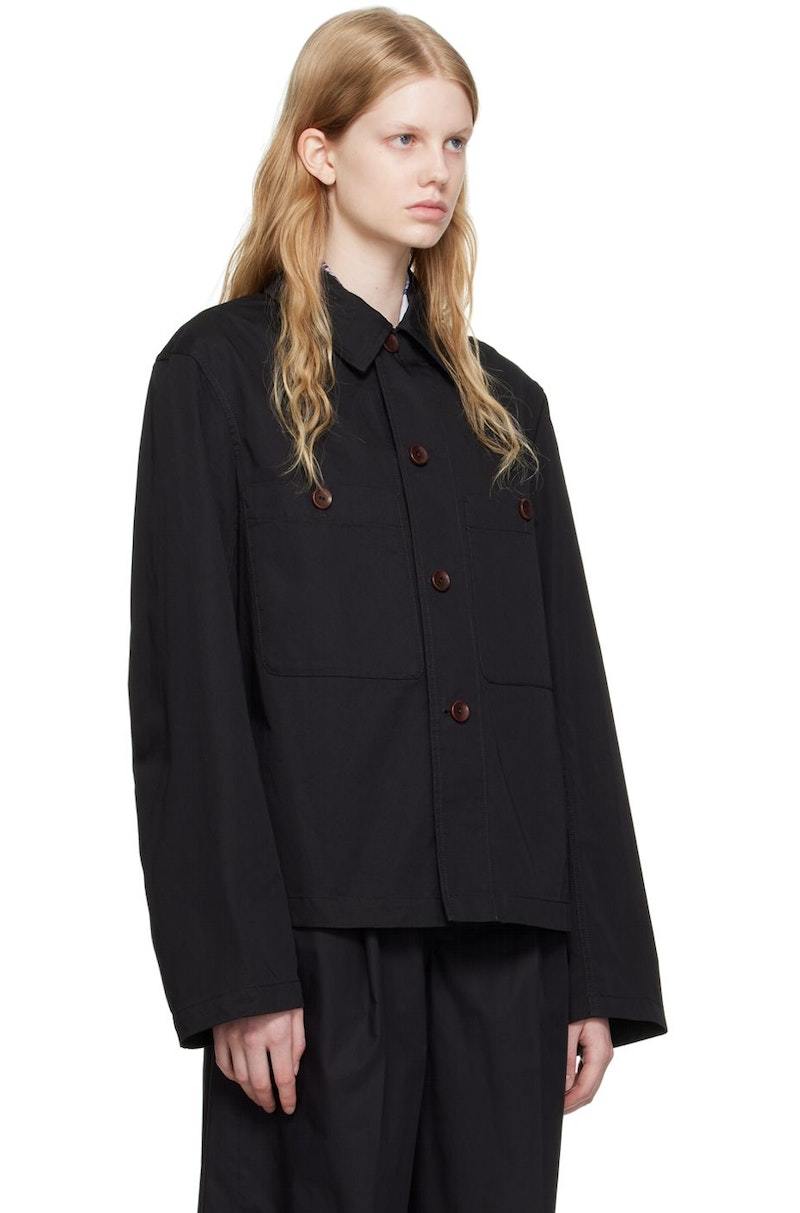 LEMAIRE Military Jacket - Black | Garmentory