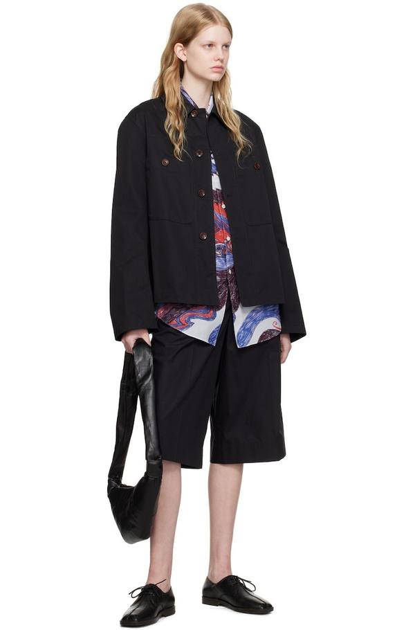 ジャケット・アウター 15aw lemaire military jacket 2015aw lemaire military jacket Lemaire Military Black 15 Black