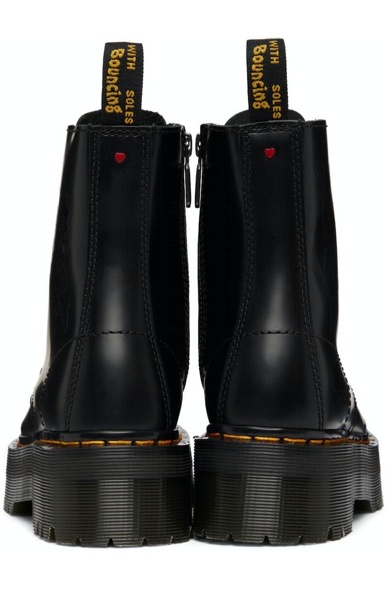 Dr Martens Betty Boop Jadon Boots - Black | Garmentory