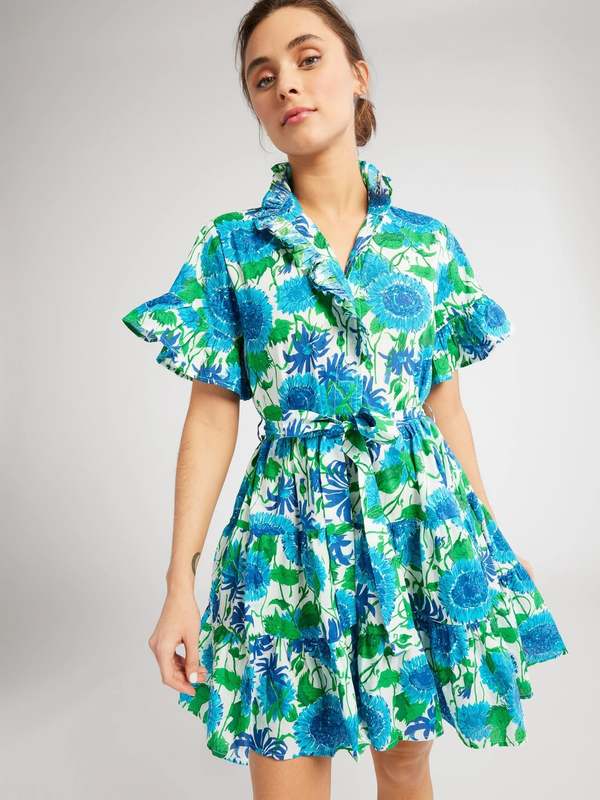 Mille Violetta Dress - Cornflower | Garmentory Mille Violetta Dress - Cornflower | Garmentory