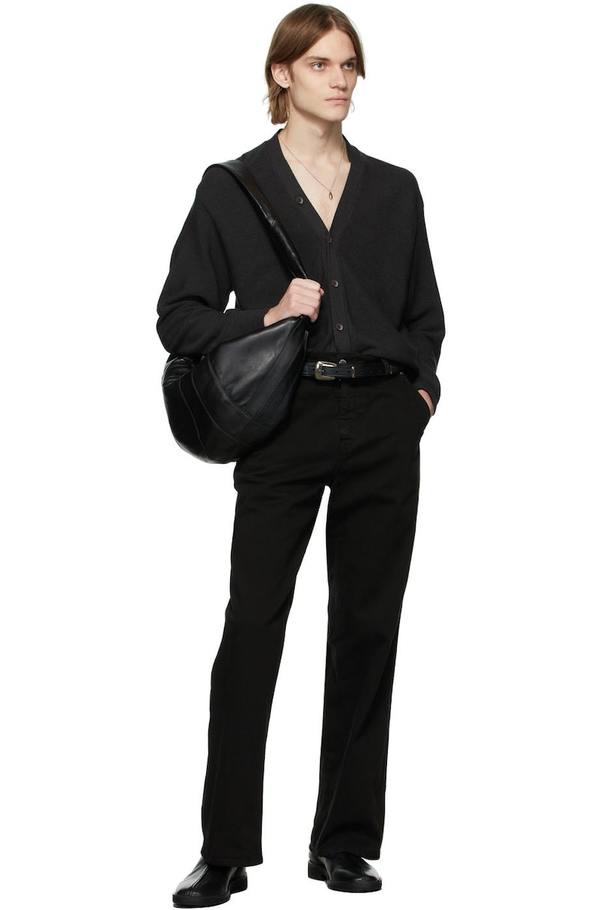 Lemaire Minimal Western Belt Black on Garmentory