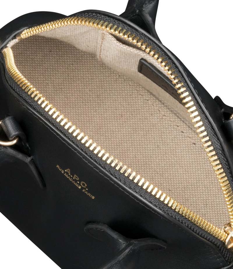 A.P.C. Sac Emma Mini Bag - Black | Garmentory