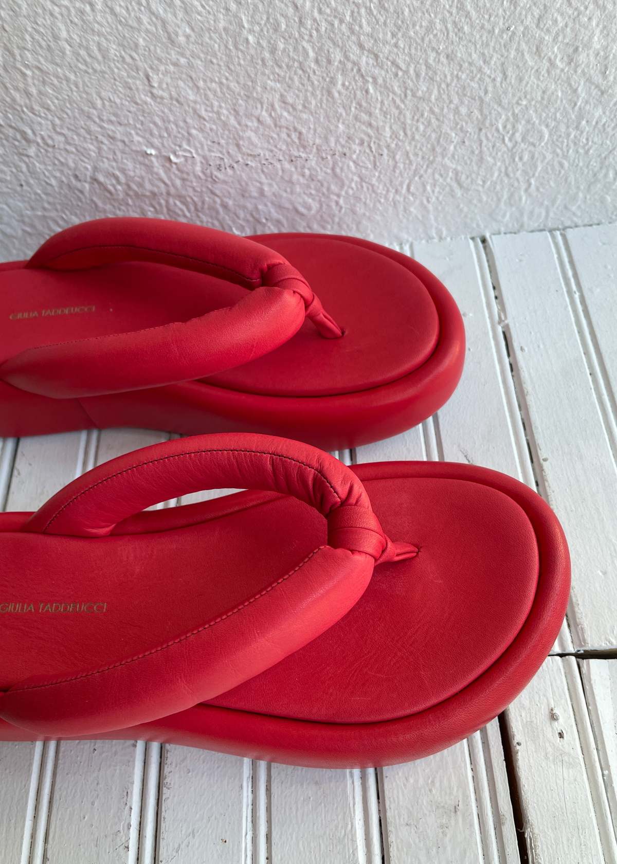 Giulia Taddeucci Emma Sandals - Red | Garmentory