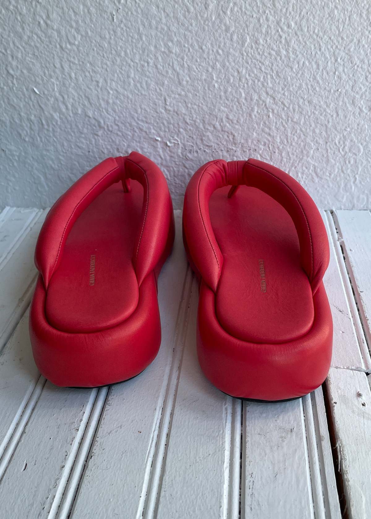 ＜GIULIA TADDEUCCI＞ EMMA Giulia Taddeucci Emma Sandals - Red | Garmentory