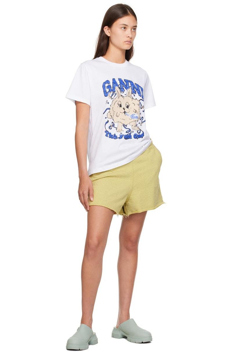 GANNI/ガニー Basic Jersey Bunnies RelaxedT / T3994