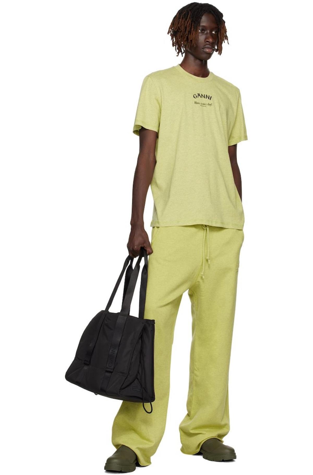 ☆韓国の人気☆【GANNI】☆GANNI ISOLI TRACK PANT.S☆関税込☆ Ganni Isoli Pants - Leek Green | Garmentory