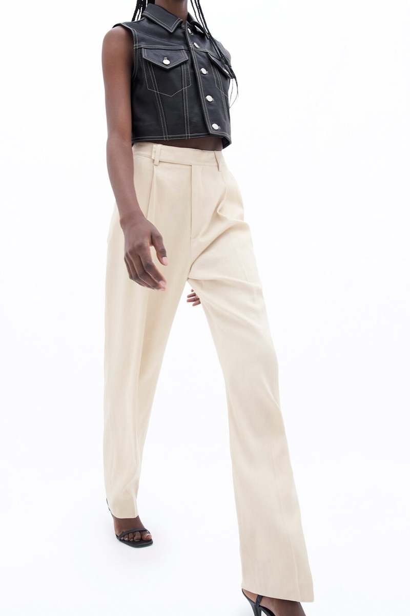 【関税込み】Filippa K ベージュ Julie トラウザーズ Filippa K Trousers Julie Linen Beige | WAKAKUU