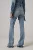 COURREGES Racer Blue Denim Pants - Light Blue Wash - Thumbnail 5