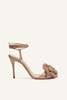 Magda Butrym Sandals Wrap Around - Nude Crochet Flower - Thumbnail 1