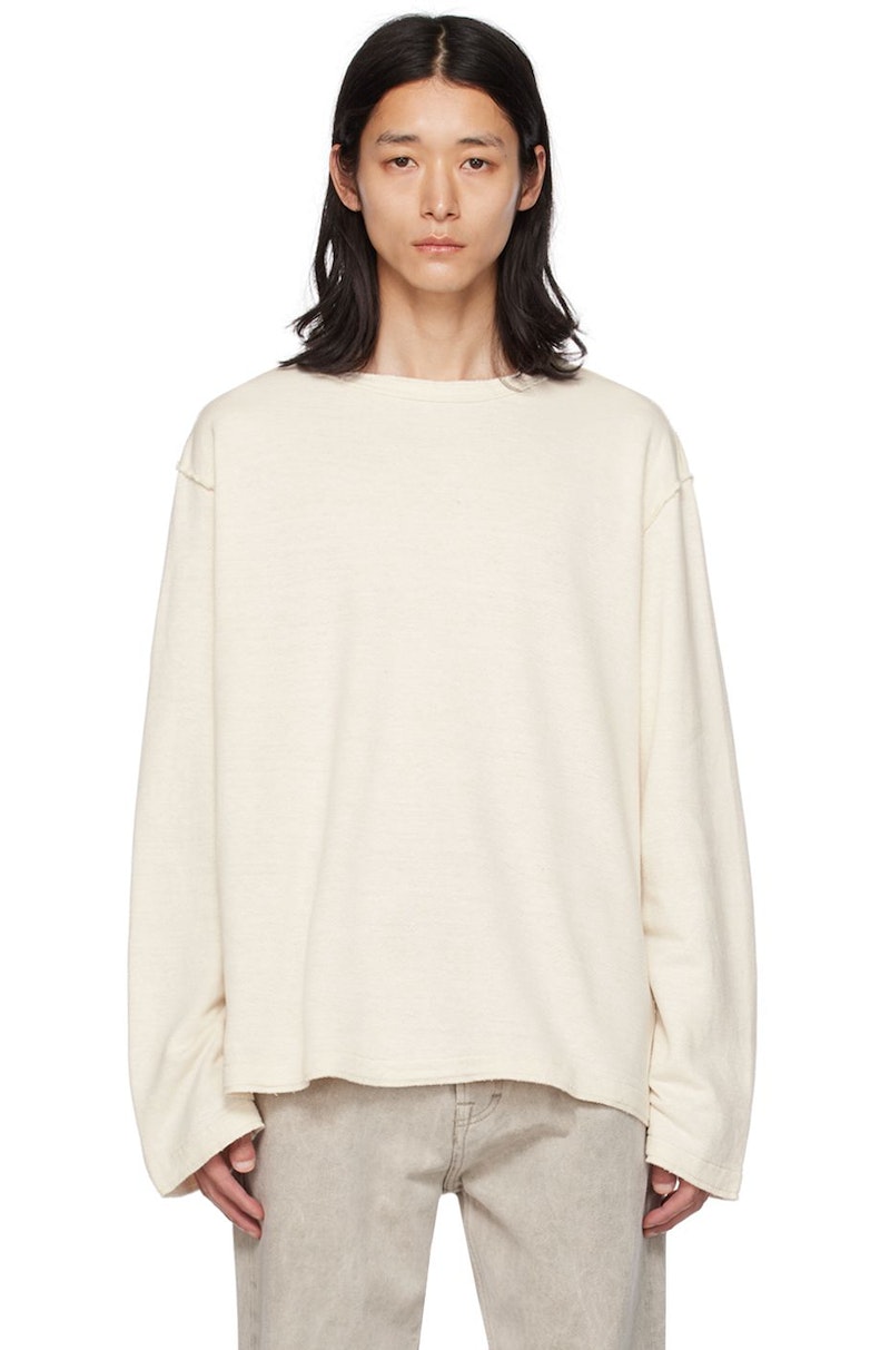 OUR LEGACY｜SWEATSHIRTS (INVERTED SWEATSHIRT Naturelle H Our Legacy Inverted Sweatshirt - Off-White | Garmentory