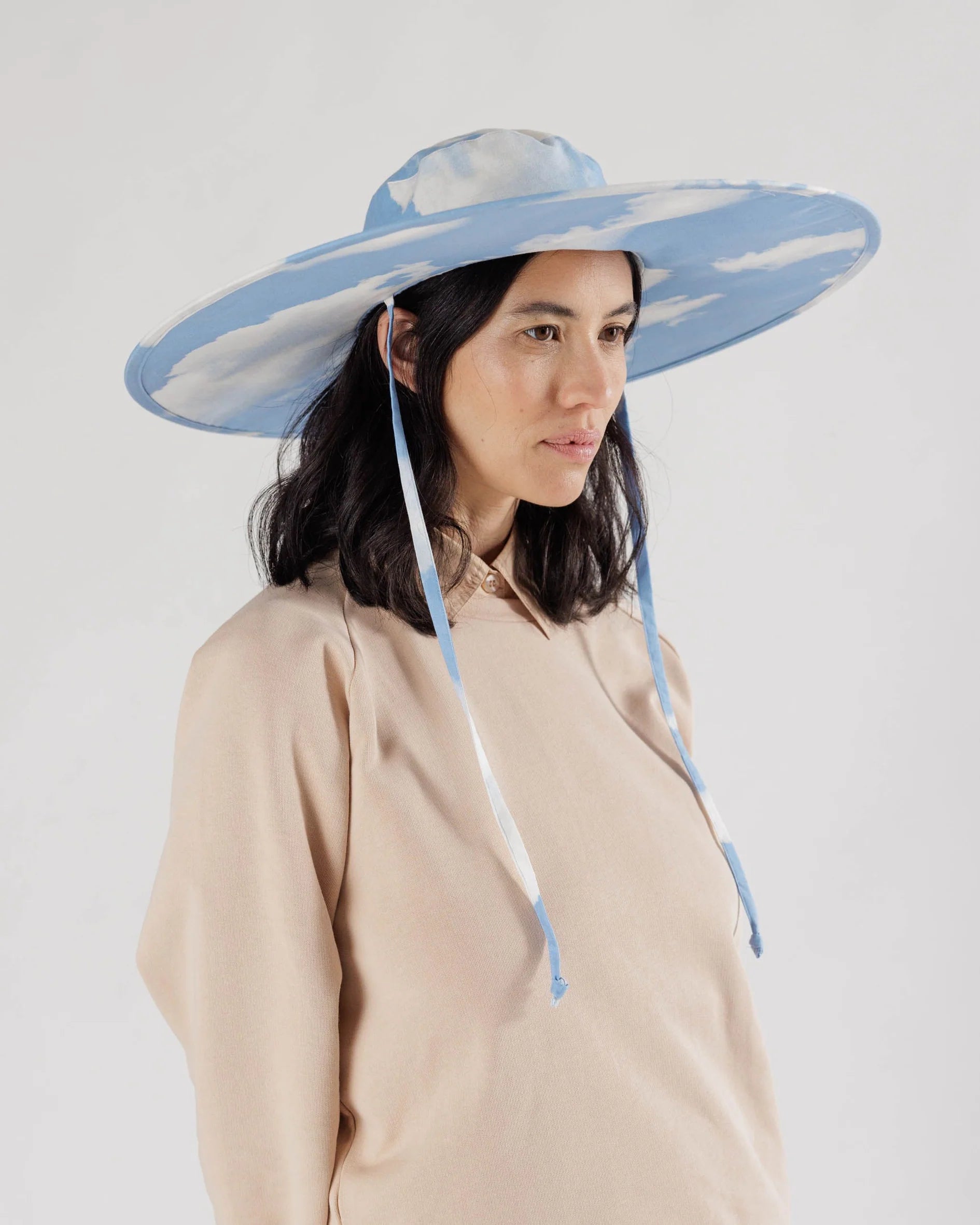 BAGGU Packable Sun Hat - Clouds | Garmentory