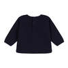 Petit Bateau Baby Fleece Sweatshirt - Navy Blue - Thumbnail 2