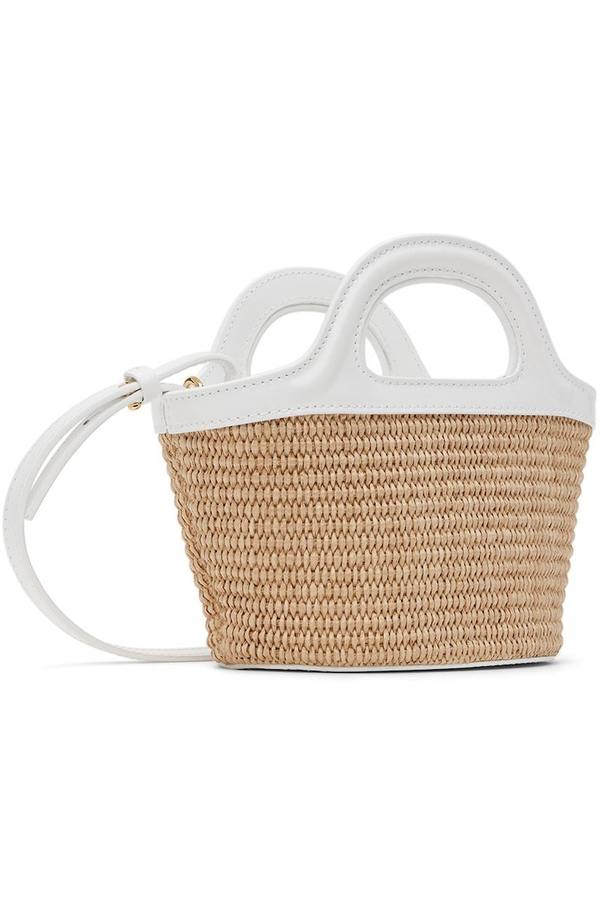 Kids Marni White & Brown Micro Tropicalia Bag - Brown/White