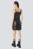 DEADWOOD Black Leather Mimi Dress - Black - Thumbnail 2
