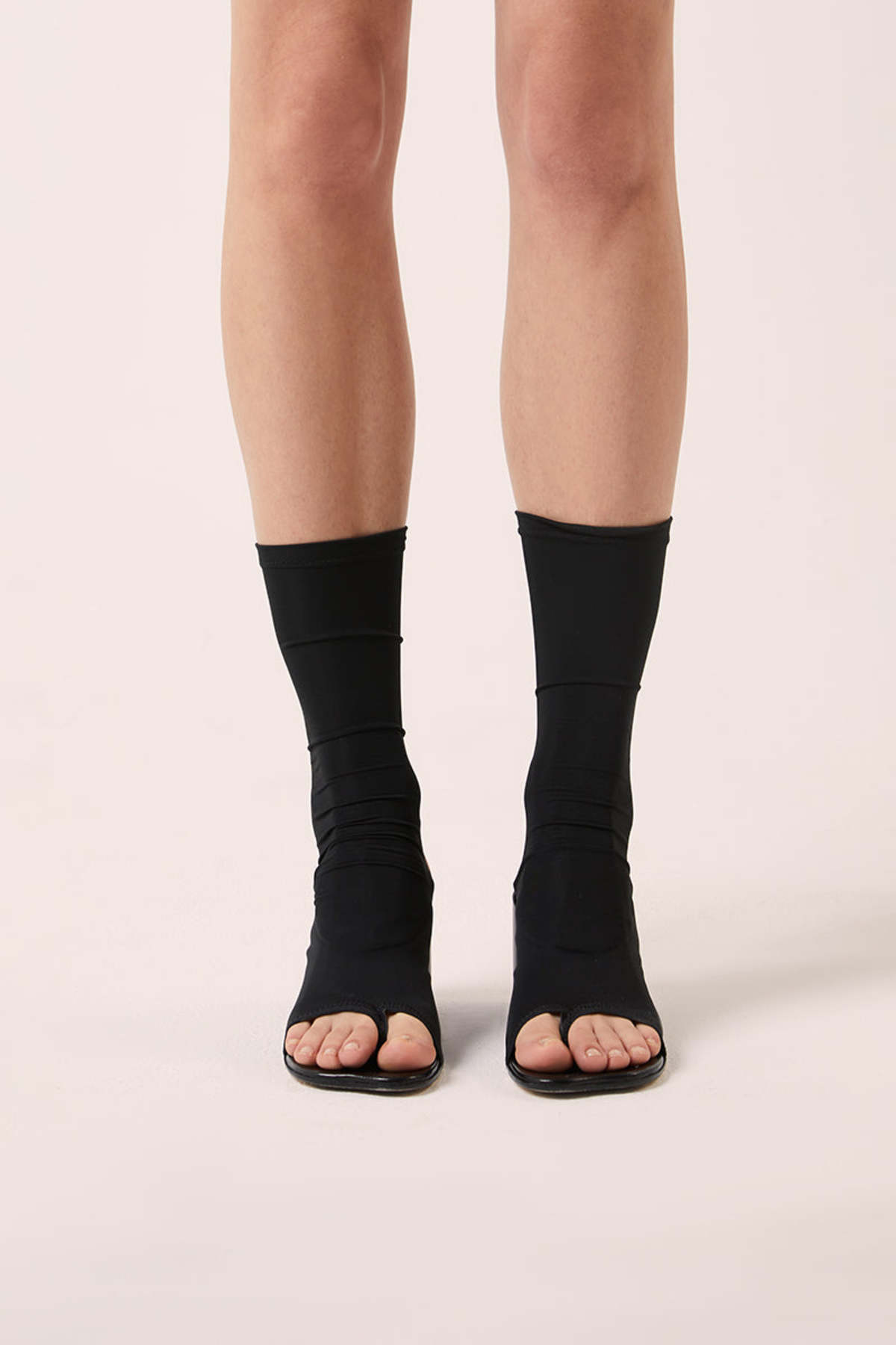MM6 Maison Margiela Slip On Sock Boots - Black | Garmentory