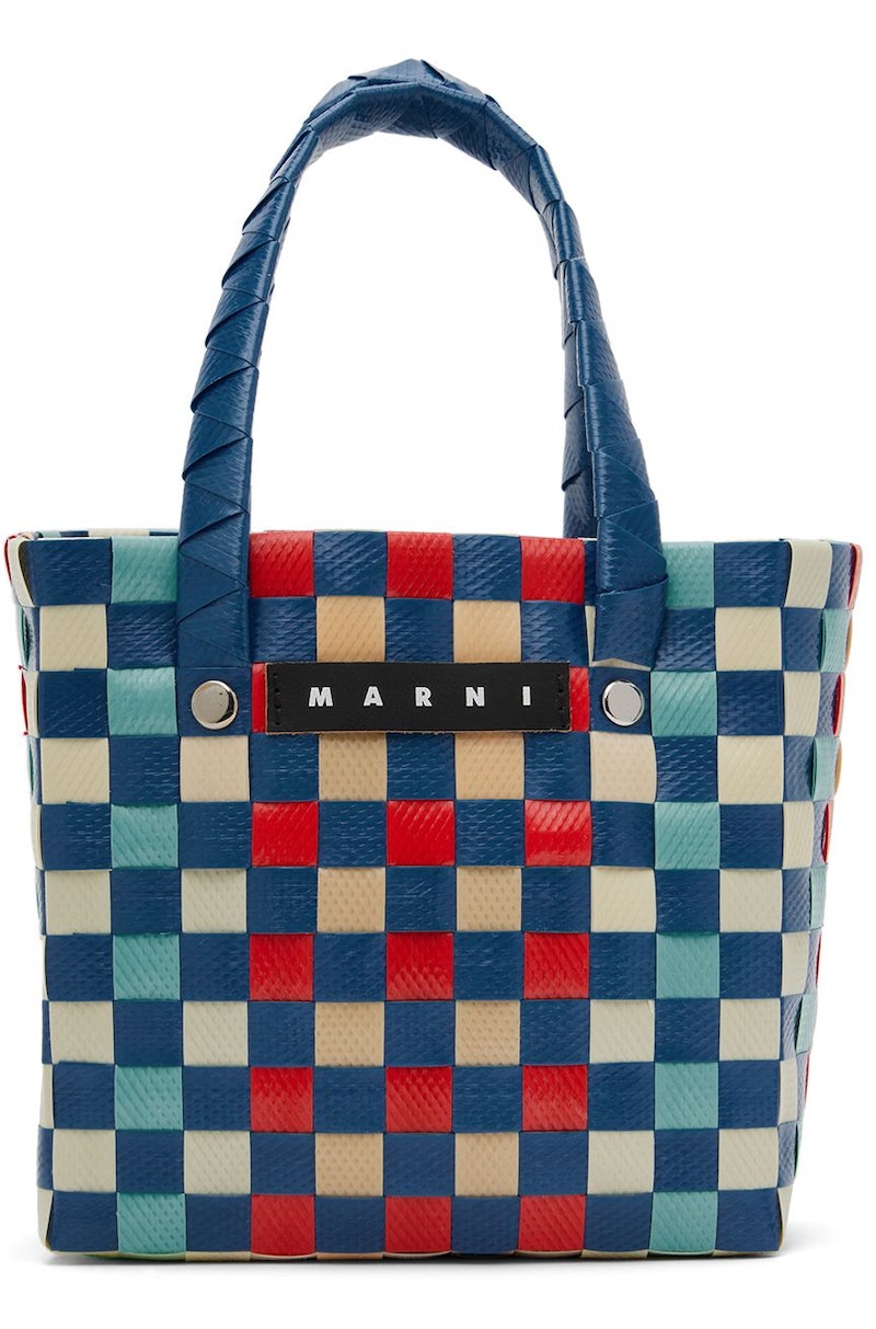 Kids Marni Micro Basket Tote - Multicolor | Garmentory