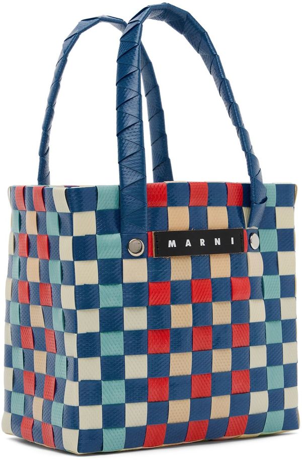 Kids Marni Micro Basket Tote - Multicolor | Garmentory