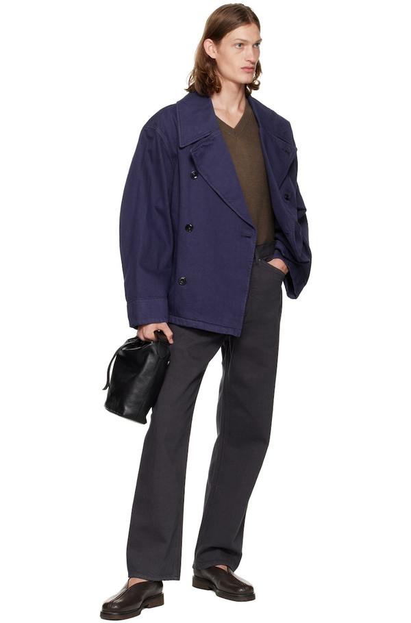 Lemaire Blue Dispatch Jacket - Ink Blue | Garmentory