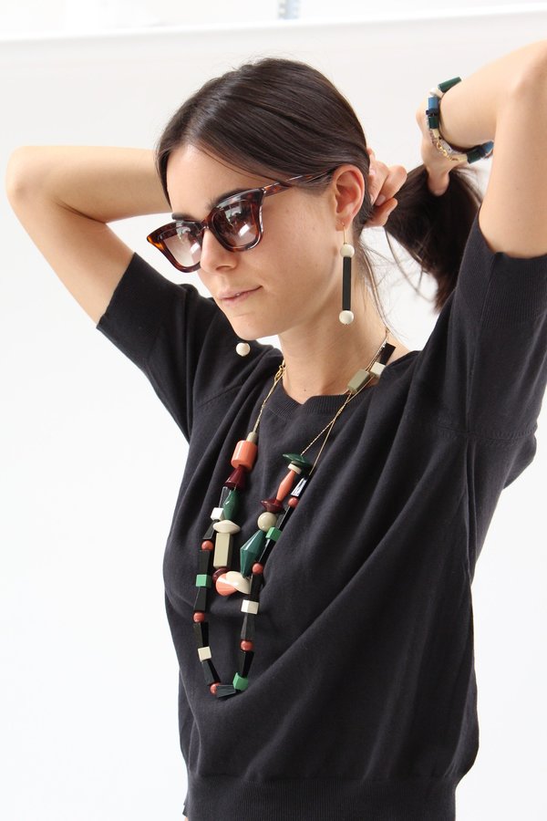 Apres Ski Wooden Earrings Apres Ski Wooden Earrings
