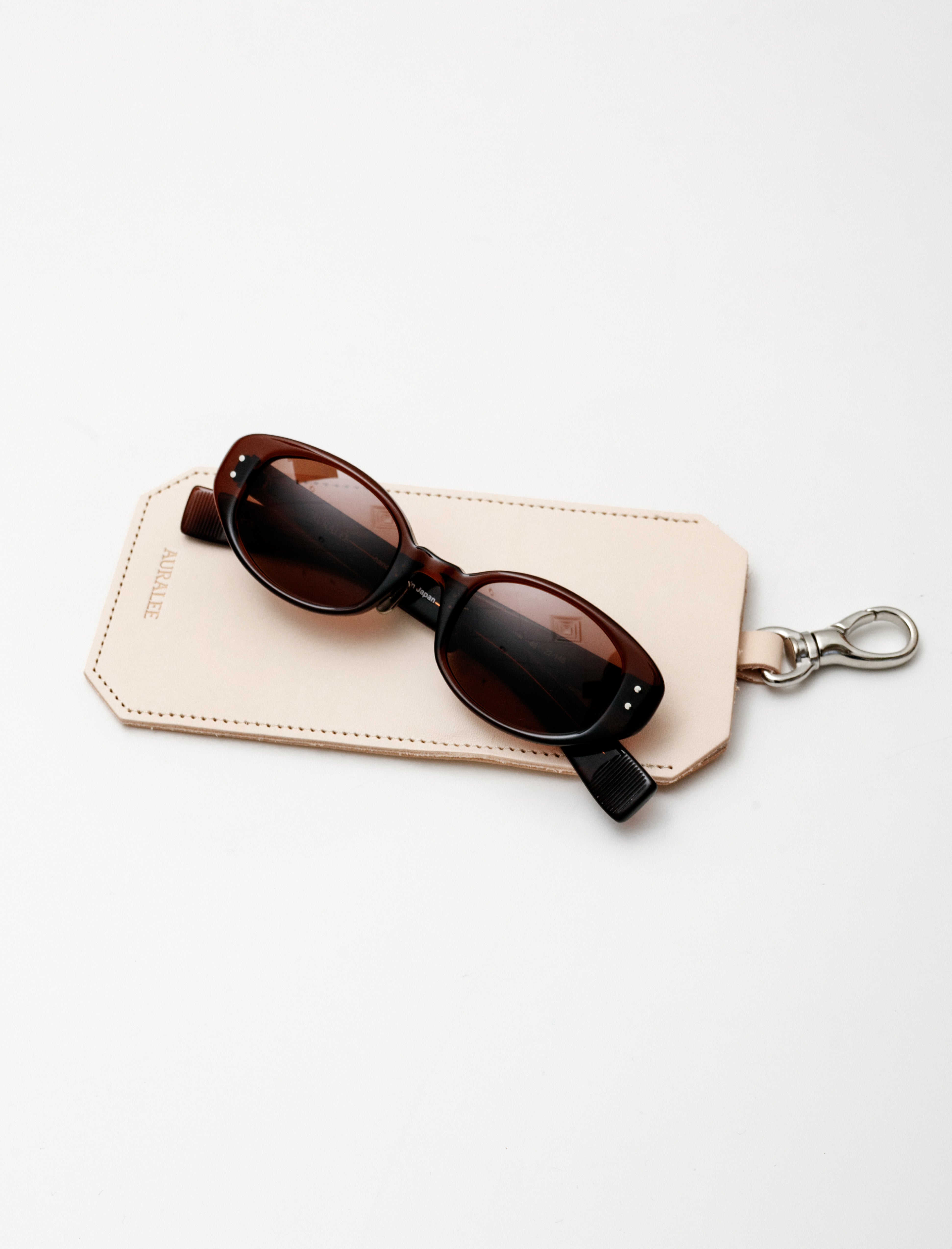 auralee LEATHER SUNGLASSES CASE ブラウン AURALEE) LEATHER SUNGLASSES CASE (A26SC10RP) | AURALEE / Accessory