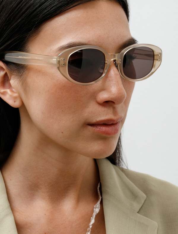 Auralee Sunglasses - Light Yellow | Garmentory