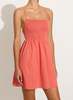 Faithfull The Brand Mursia Mini Dress - Melon - Thumbnail 4