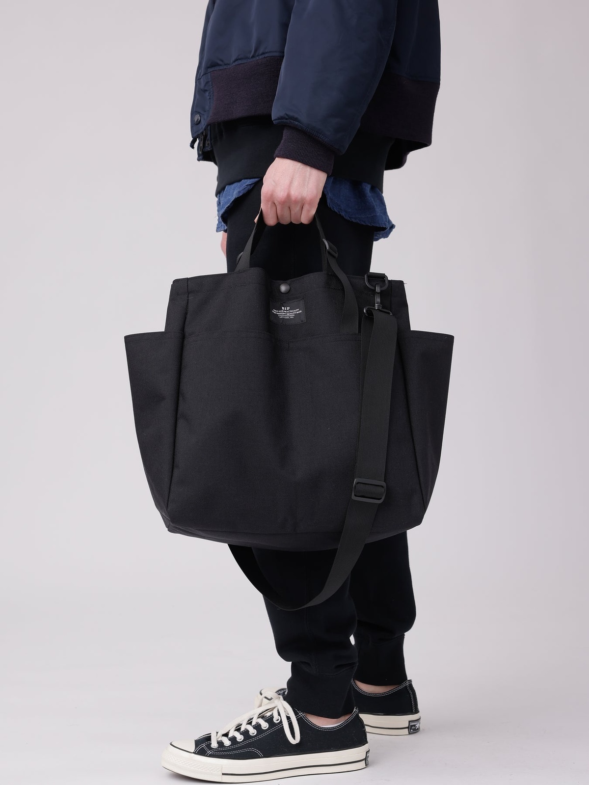 Bags In Progress Nylon Canvas Carry-all Bag - Black | Garmentory