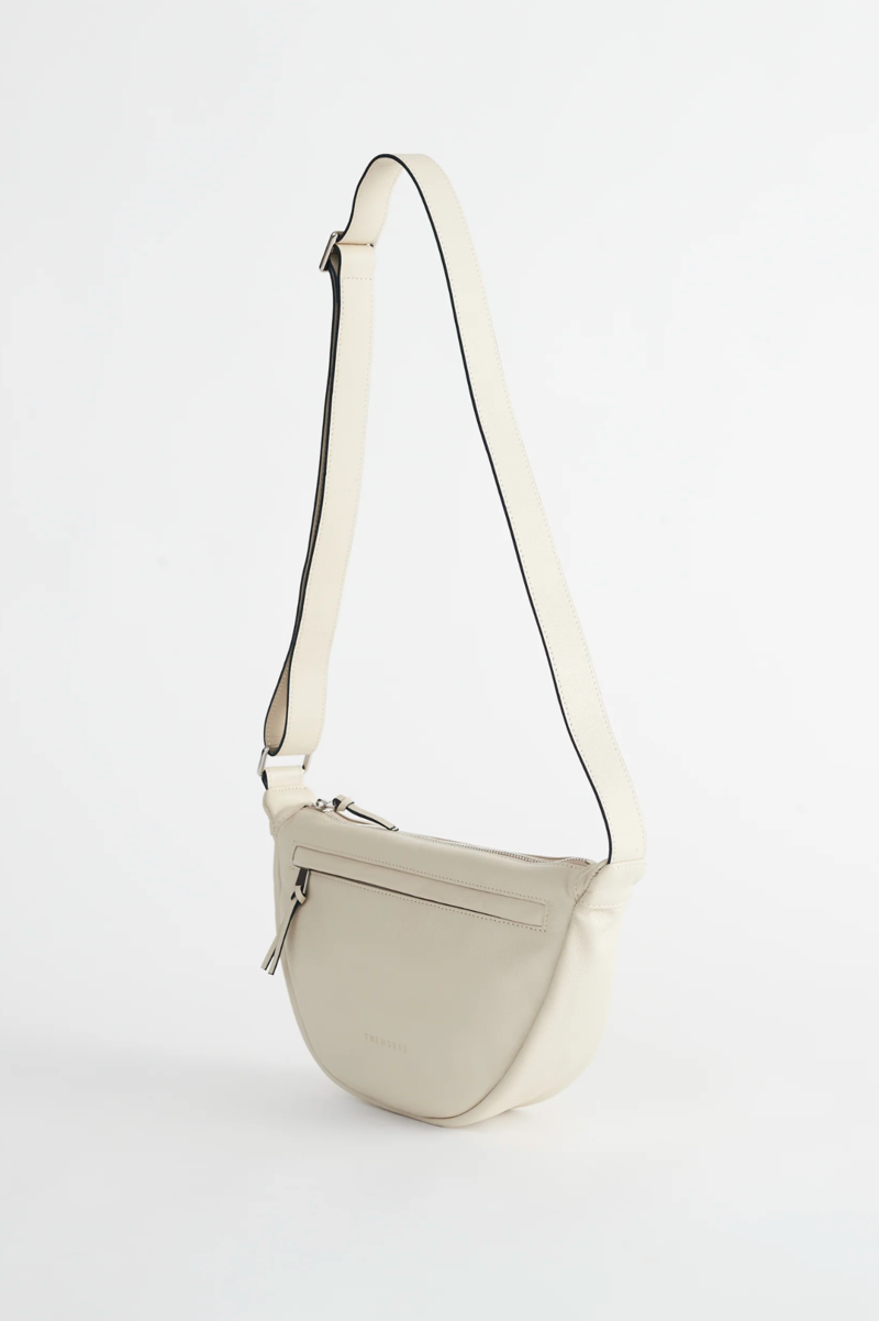 The Horse Leather Sporty Crossbody Bag Oat Garmentory