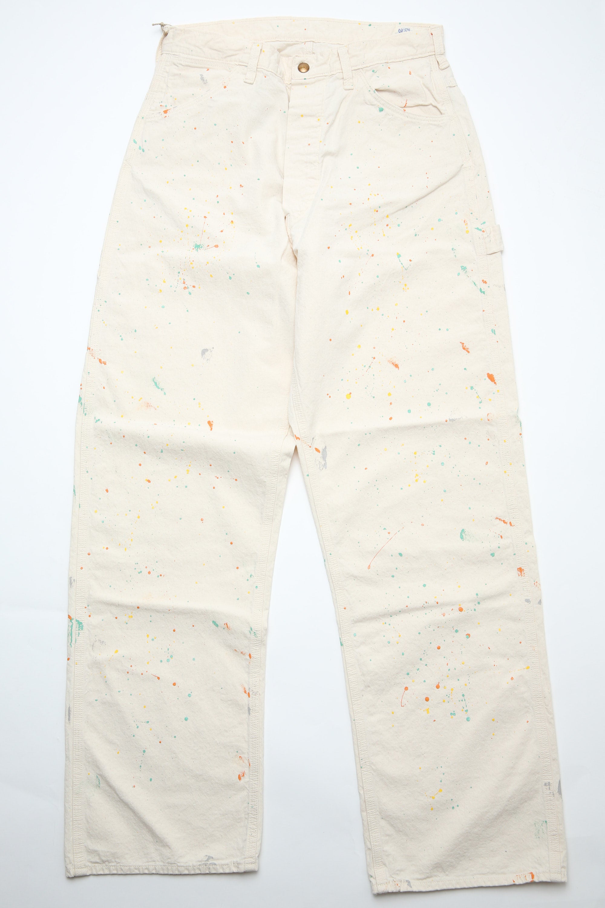 Orslow 60's Painter Pants - Ecru/Paint | Garmentory