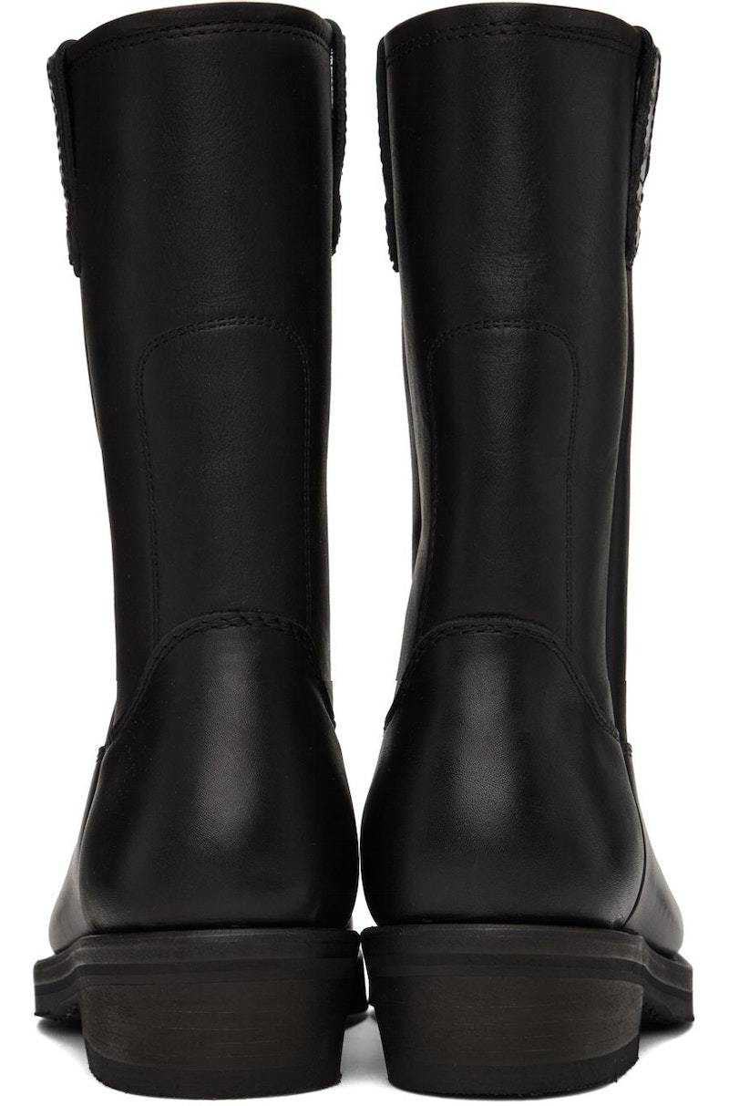 Our Legacy Flat Toe Boots - Black | Garmentory