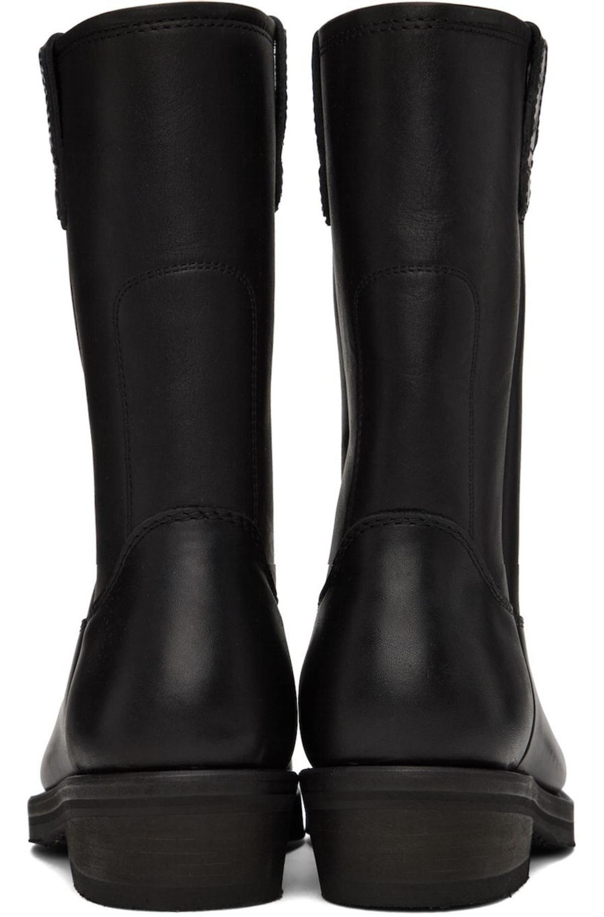 Our Legacy Flat Toe Boots - Black | Garmentory