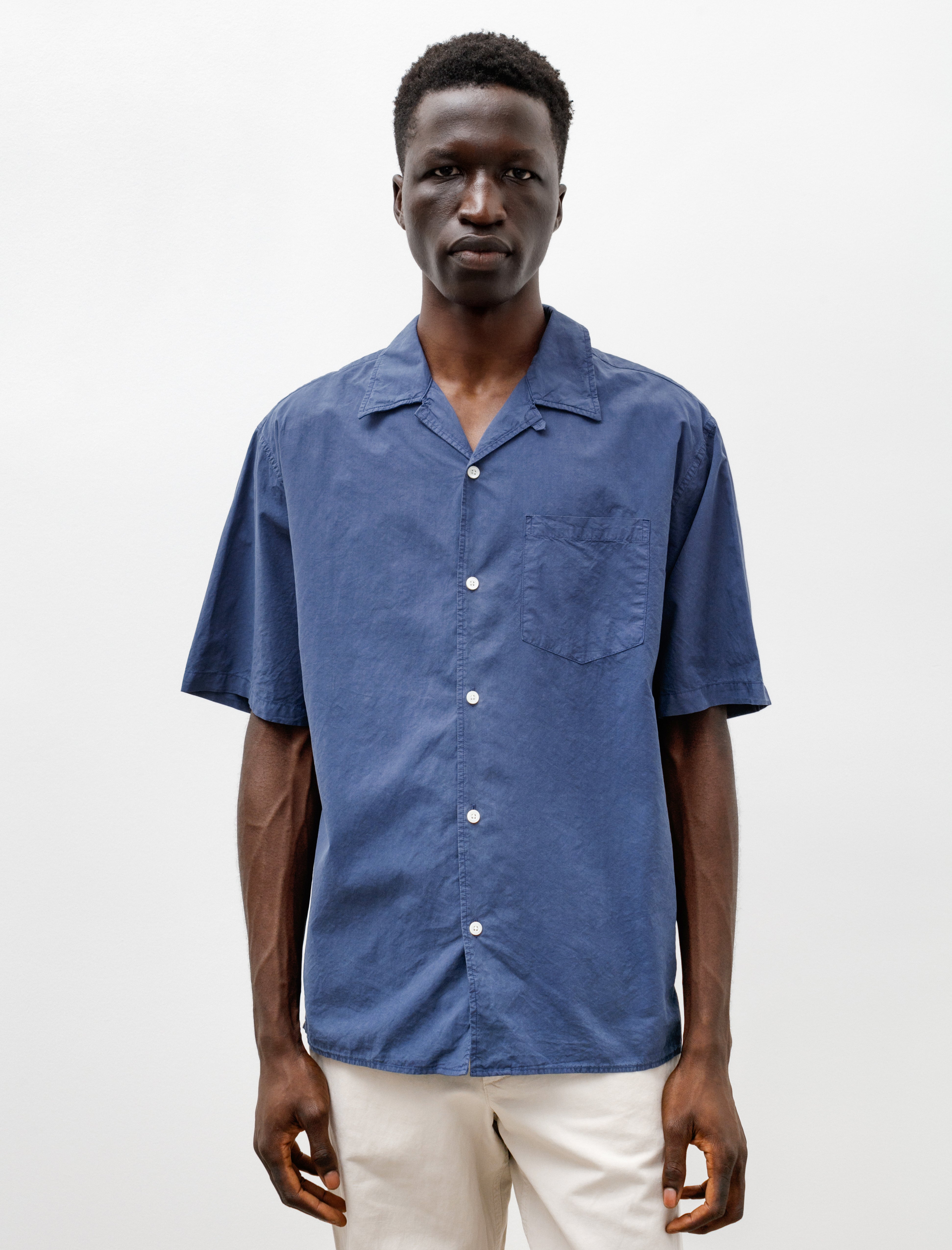 Norse Projects Carsten Tencel - Calcite Blue | Garmentory
