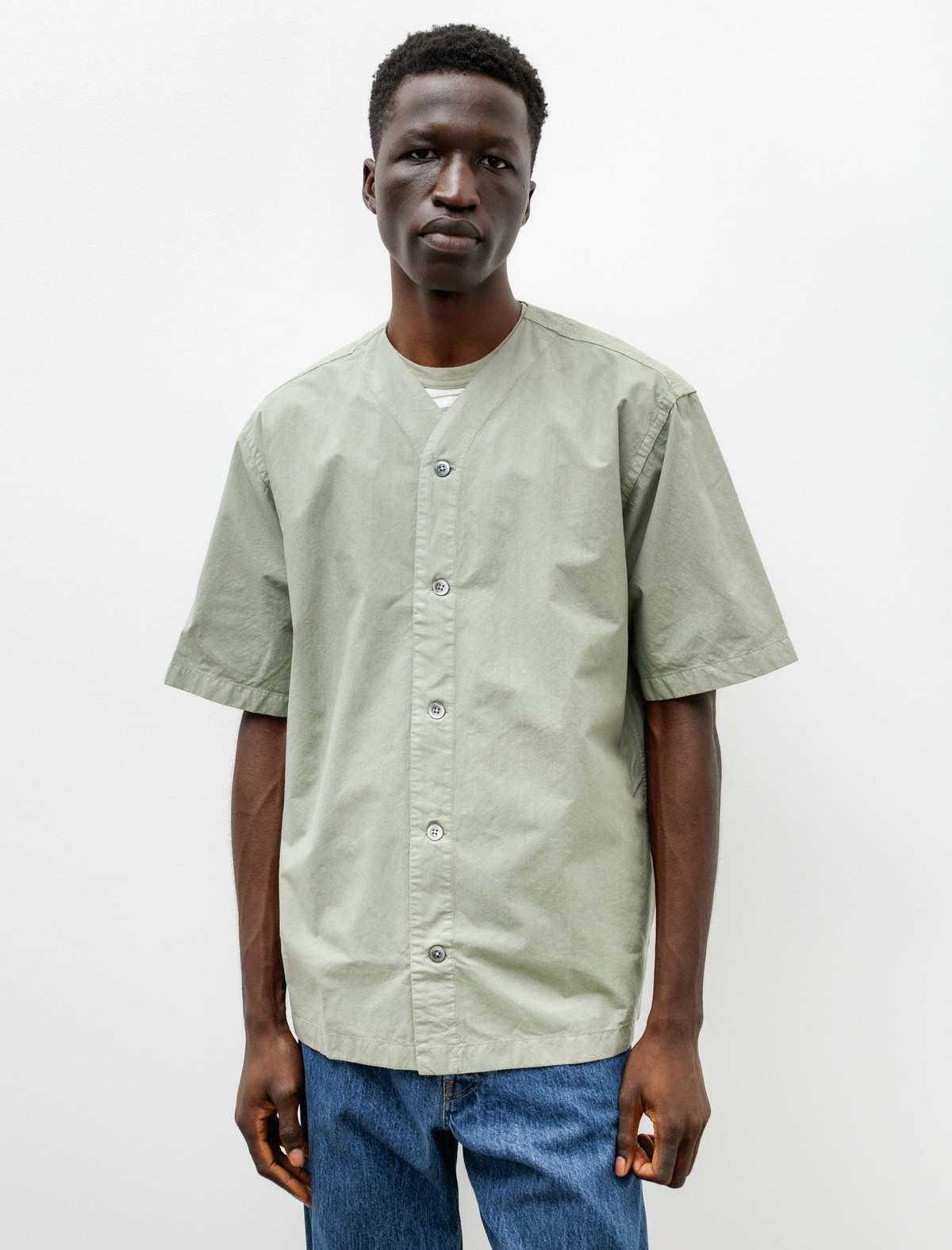 Norse Projects Erwin Typewriter SS - Sunwashed Green | Garmentory