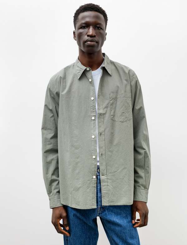 Norse Projects Osvald Tencel Dried - Sage Green | Garmentory