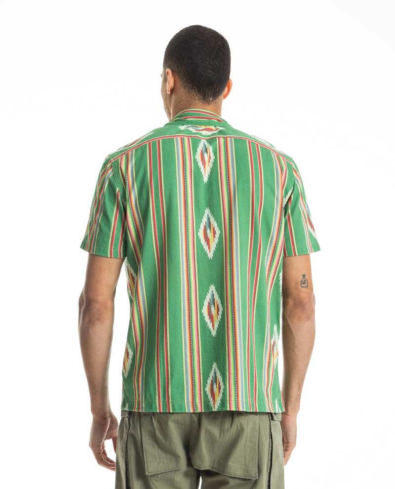 RRL NAUTICAL-PRINT CAMP SHIRTS 開襟シャツ Nautical-Print Camp Shirt - Cream/Black