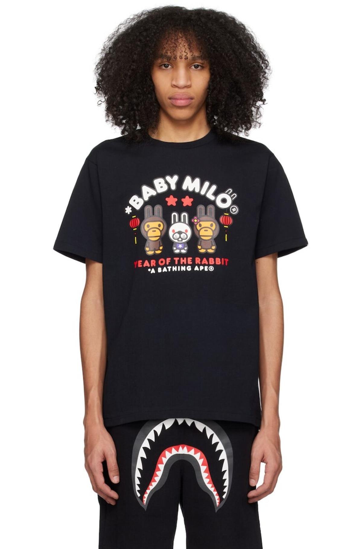 BAPE Baby Milo T-Shirt - Black | Garmentory