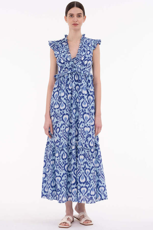 coral print maxi dress Sunkissed Soiree Floral Maxi Dress in Coral – South Beach