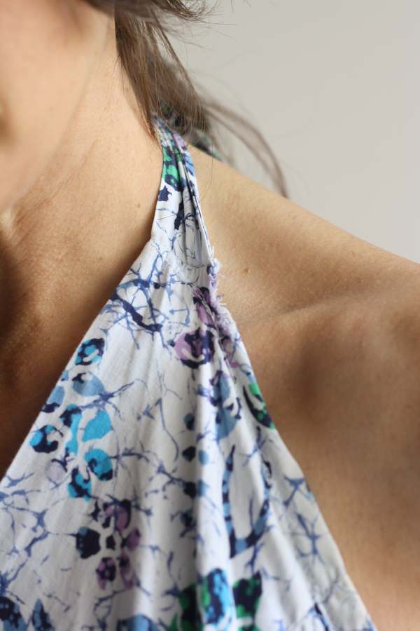 Vintage Backless Batik maxi dress - Prints | Garmentory