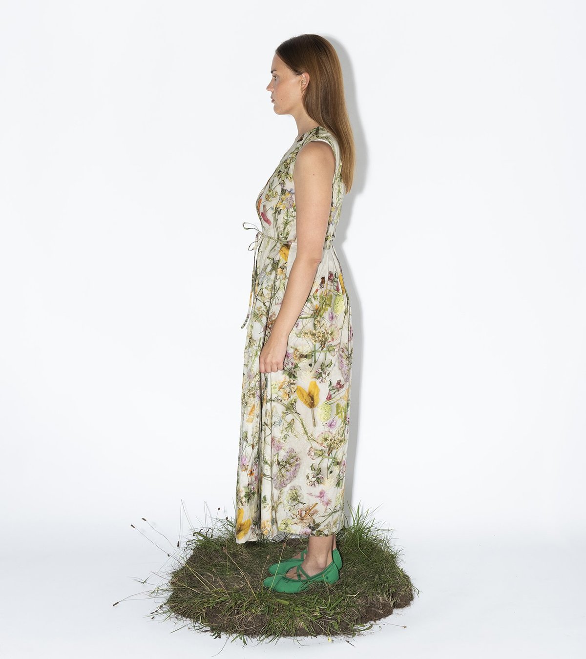 Anntian Dress - Print F/Pressed Flowers - Image 3 of 4