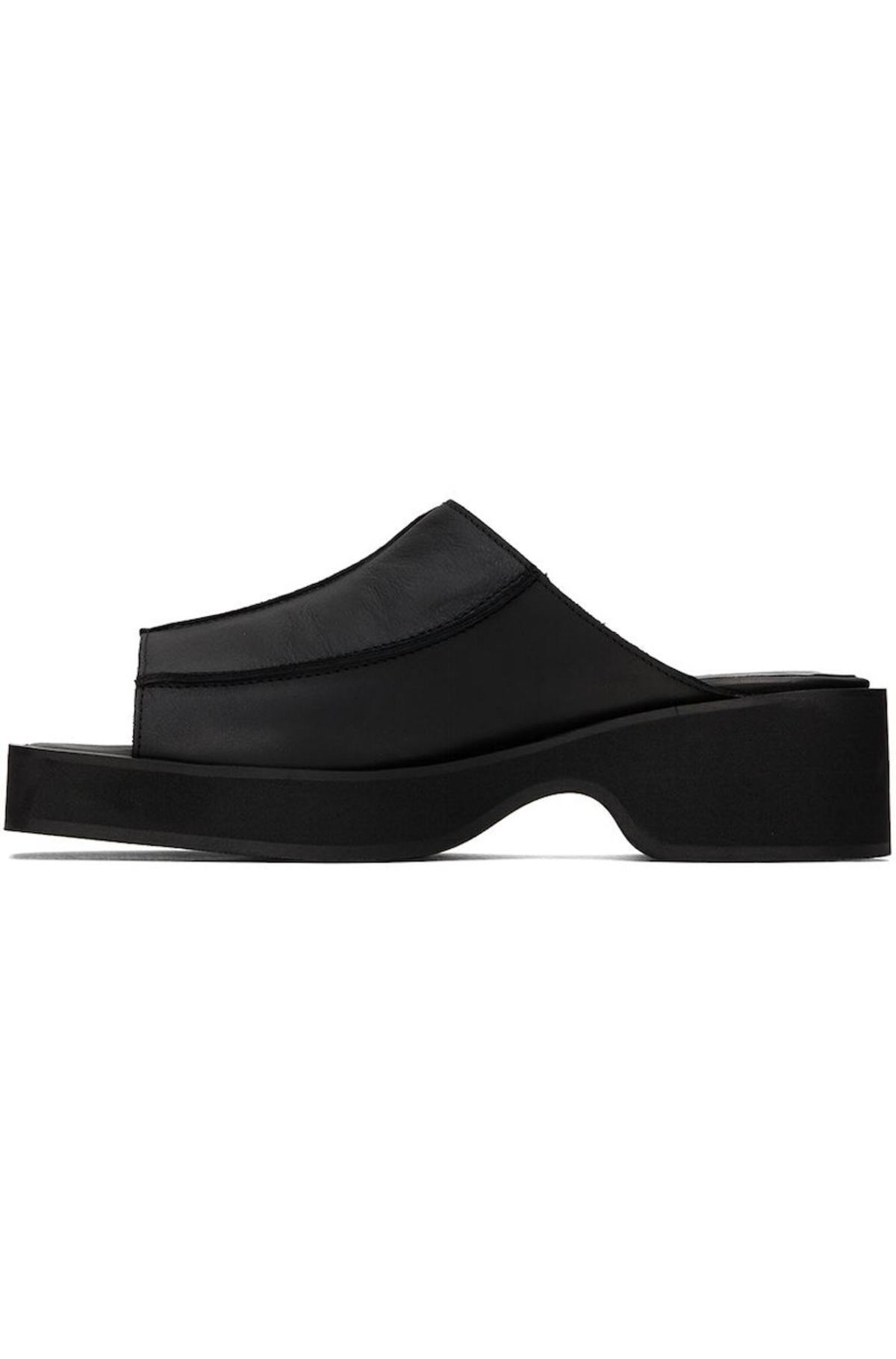 ECKHAUS LATTA Frame Mules - Black | Garmentory