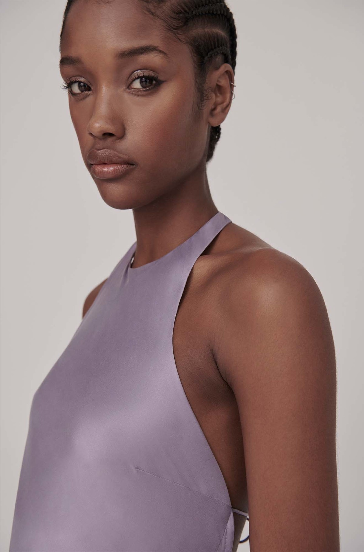 Silk Laundry Halter Dress - Franca | Garmentory
