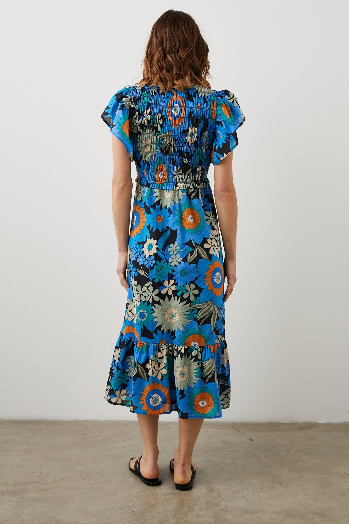 Clementine Dress - Azul Wildflower | Garmentory