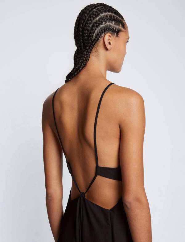 proenza schouler cut out dress Proenza Schouler Gold Cutout Maxi Dress Proenza Schouler