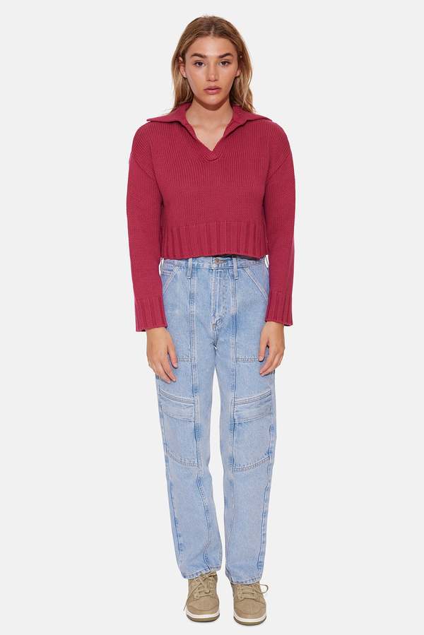 Blue&Cream Leia Sweater - Berry Sorbet