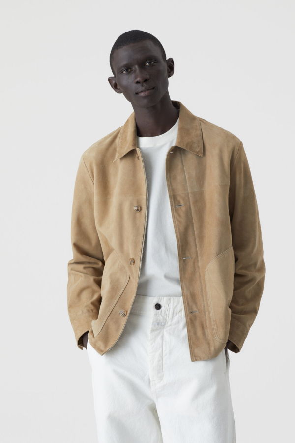 Closed Suede Blouson Jacket