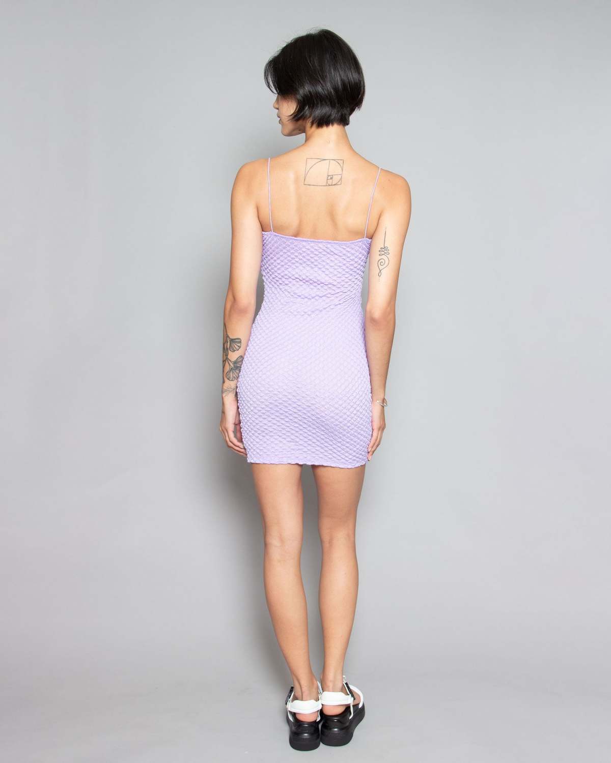 Persons Heidi Cloud Mini Dress - Lavender | Garmentory