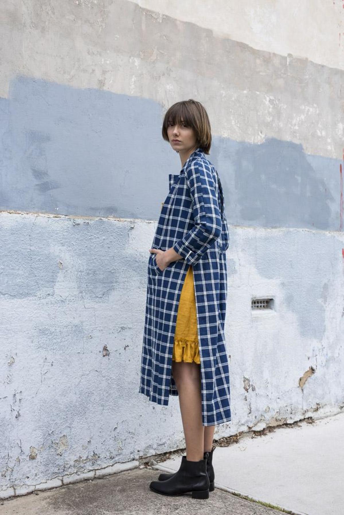 Lois Hazel Plaid Trench - Image 1 of 6