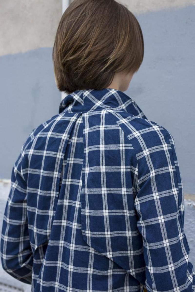 Lois Hazel Plaid Trench